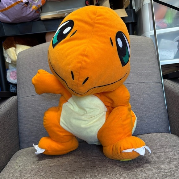 Pokemon Charmander 2017 Nintendo Toy Factory Stuffed Plush Large 24” Rare - Picture 1 of 4